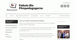 Desktop Screenshot of filmpedagogerna.se